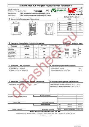 744232222 datasheet  